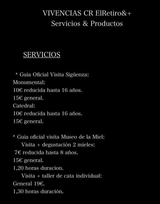 Willa El Retiro & Gastro Vivencias Siguenza Zewnętrze zdjęcie